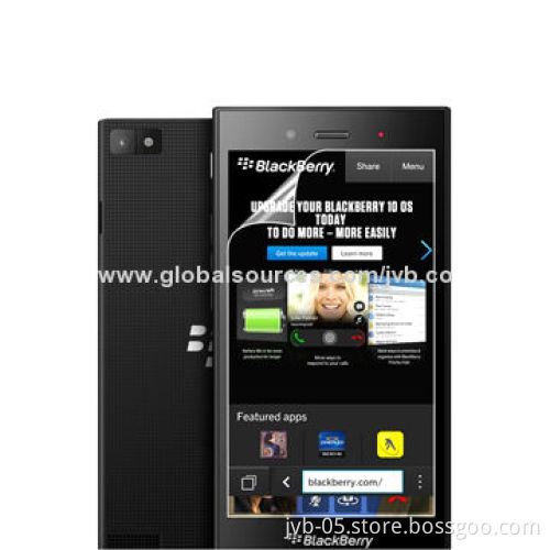 Clear Screen Protector for RIM's BlackBerry Z3, 0.13mm Thickness